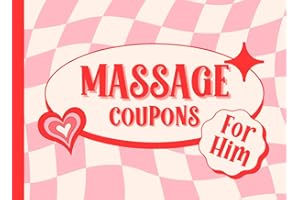 Massage Coupons For Him: Love Coupon Book For Couples | 52 Vouchers | Romantic Valentines Day, Anniversary, Birthday Gift For
