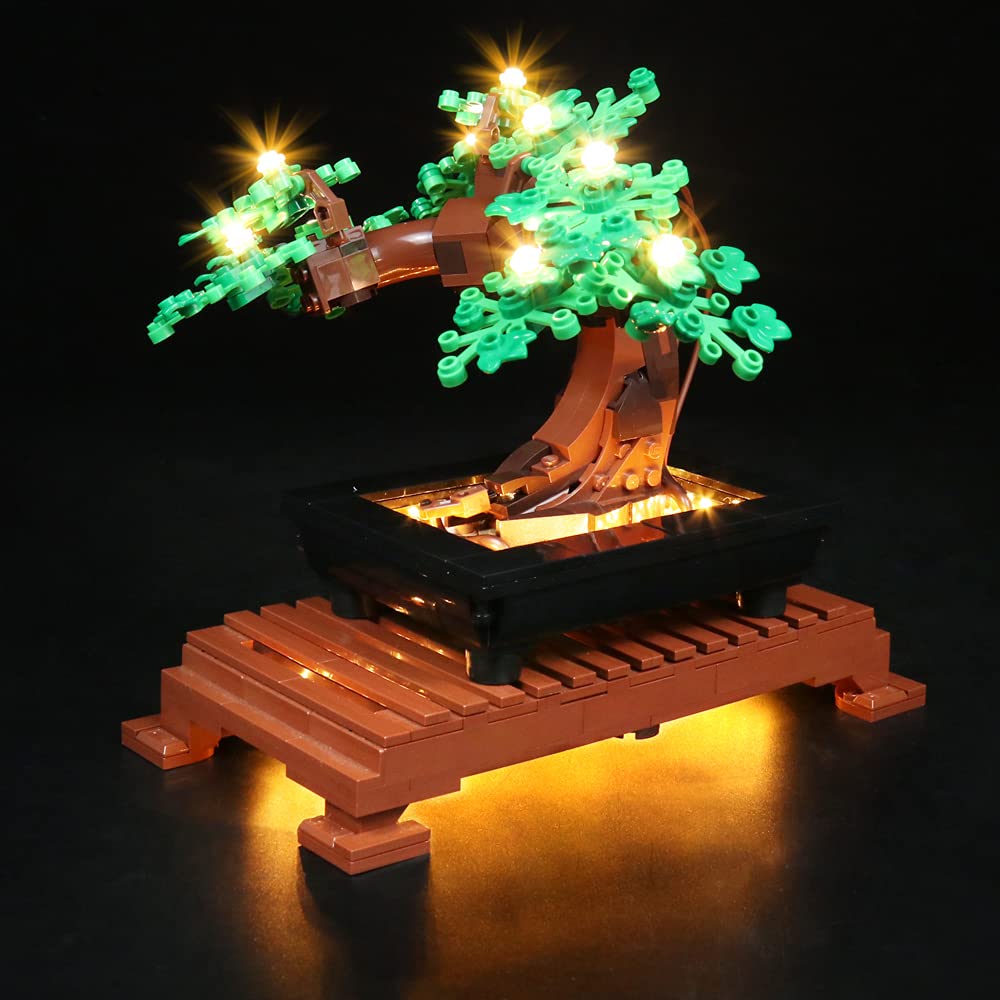 LocoLee Light Set for Lego Bonsai Tree,Led Decoration Lighting Kit for Lego 10281 Bonsai Tree Building Blocks Model,Botanical Collection Creative Home DéCor DIY Projects,No Lego