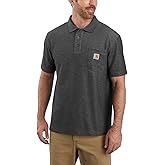 Carhartt Men’s Loose Fit Midweight Short-Sleeve Pocket Polo