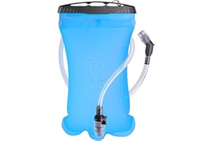 UTOBEST Hydration Bladder, 1.5L TPU Water Bladder BPA Free, Wide Opening, Leak-Proof, Water Reservoir for Hiking Backpack Cyc