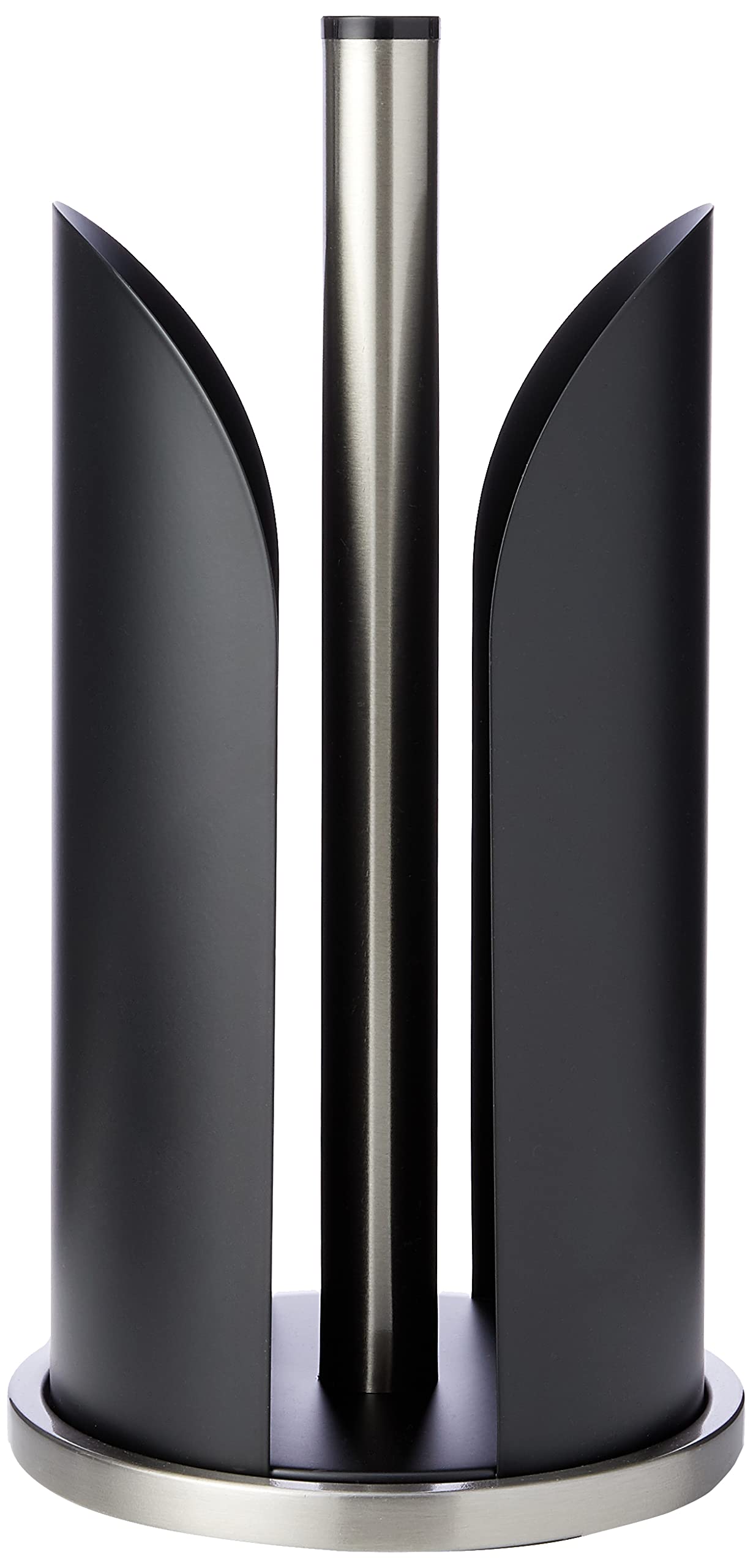 Zeller Kitchen Roll Holder, Black, 15 x 30.5 cm