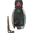 Car Key Fob Replacement for Mercedes-Benz Smart Keyless Entry Remote Control NEC BGA 2000+ Years FCCID:IYZ3312, IYZDC;by Auto Key Max (Single)