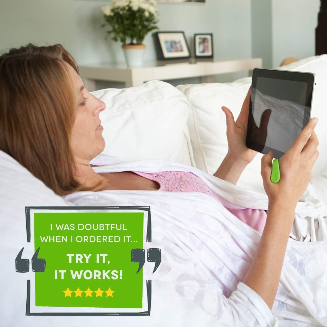 Aculief - Award Winning Natural Headache, Migraine, Tension Relief Wearable – Supporting Acupressure Relaxation, Stress Alleviation, Soothing Muscle Pain - Simple, Easy, Effective 2 Pack - (Green): Health & Personal Care