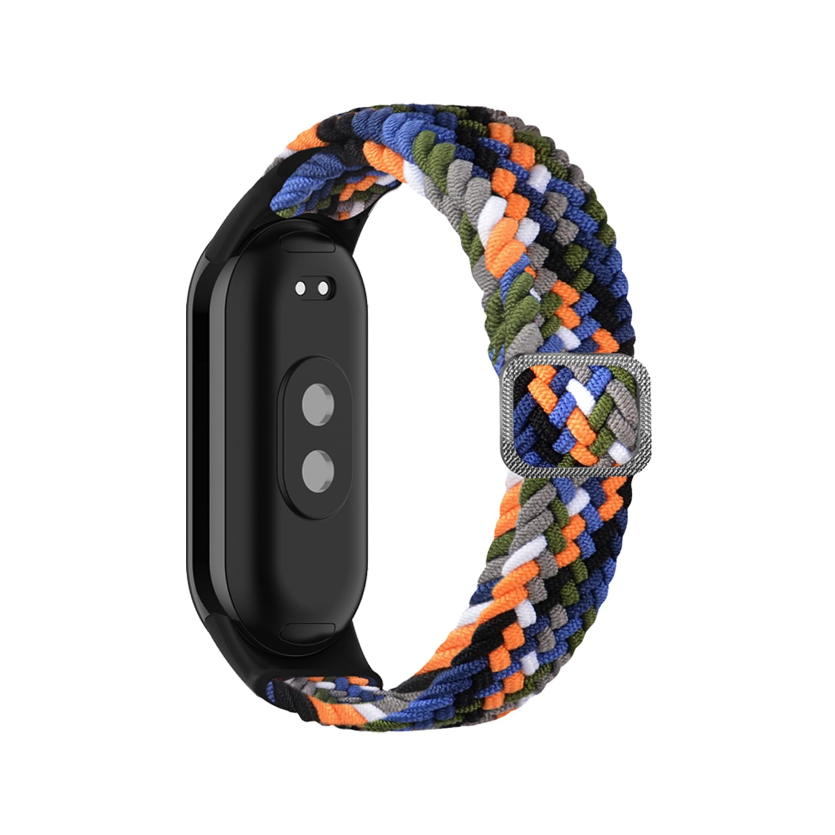 ToVioc Nylon Watch Strap for Xiaomi Mi Band 10/9/8, Strap Adjustable Elastic Breathable Sport Watch Band for Xiaomi Smart Band 10/9/8 - Cowboy