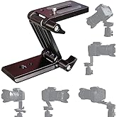 PURAMI Universal Flex Tilt Head Z Mount Bracket with Arca-Swiss and Tripod Quick Release Plate for Camera Slider Rail Cage Rig Gimbal Stabilizer Compatible with DSLR Canon Nikon Sony