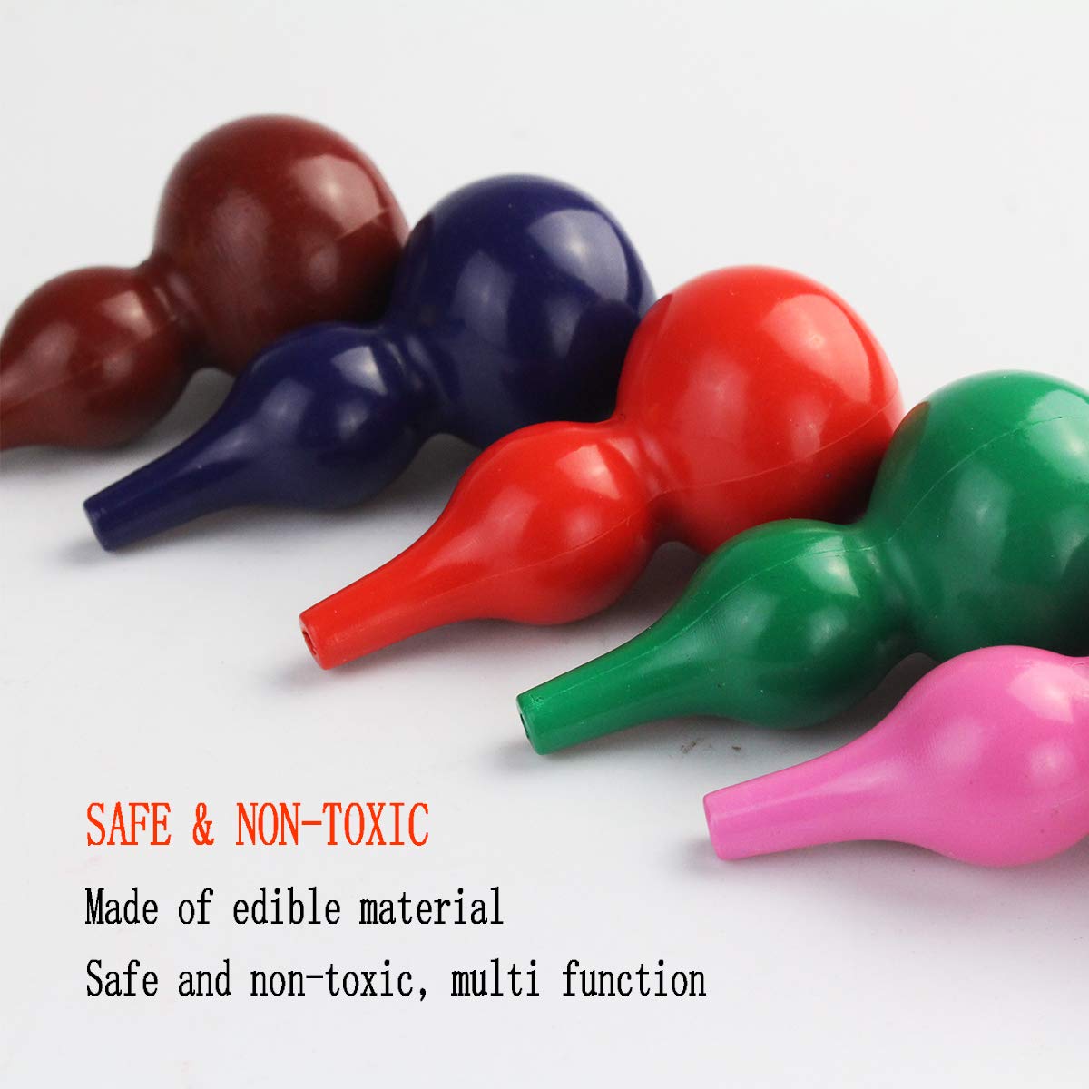 Kleinkinder Wachsmalstifte Handflächengriff Wachsmalstifte, 12 Farben Zeichenstift Wachsmalstifte Stapelbares Spielzeug für Kleinkinder und Kinder, Sicher und Nicht toxisch