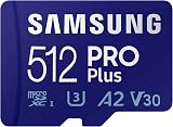 Samsung 512GB PRO Plus MicroSDXC Card 120MB/s w/ Adapter MB-MD512KAEU