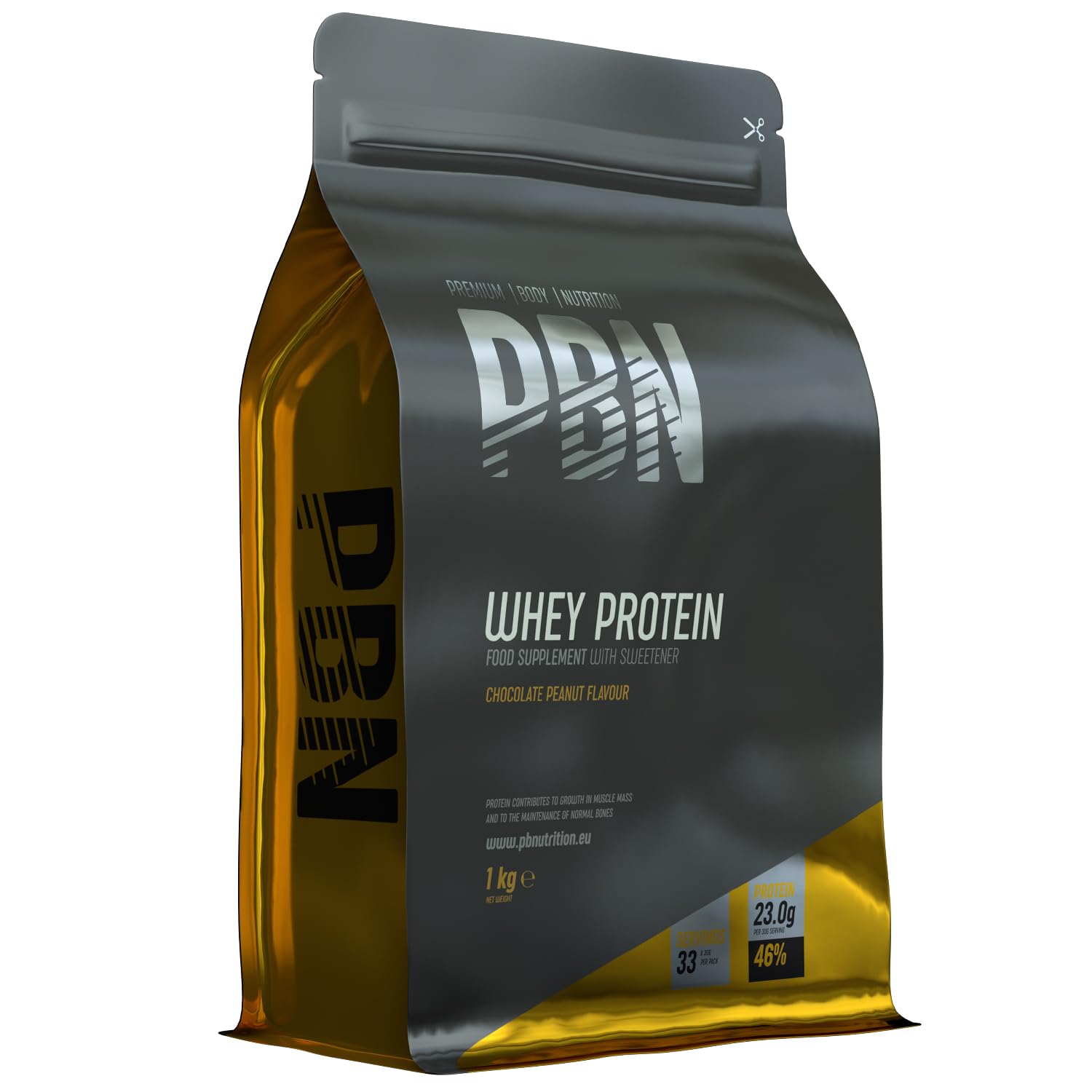 PBN - Premium Body Nutrition Whey Protein Powder 1kg Chocolate Peanut — image 1