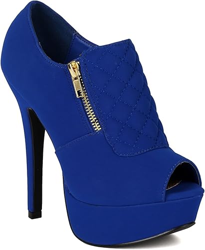 cobalt blue booties
