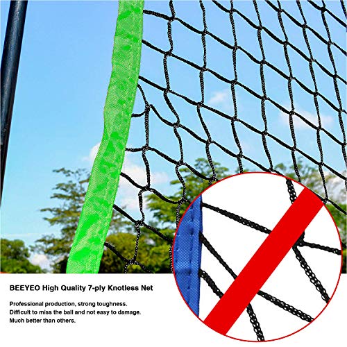 BEEYEO Baseball Net for Hitting and Pitching Collapsible and Portable