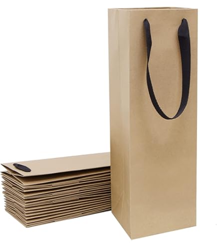 Qiqee Lot De 32 Sacs Cadeaux En Papier Kraft De Taille Moyenne