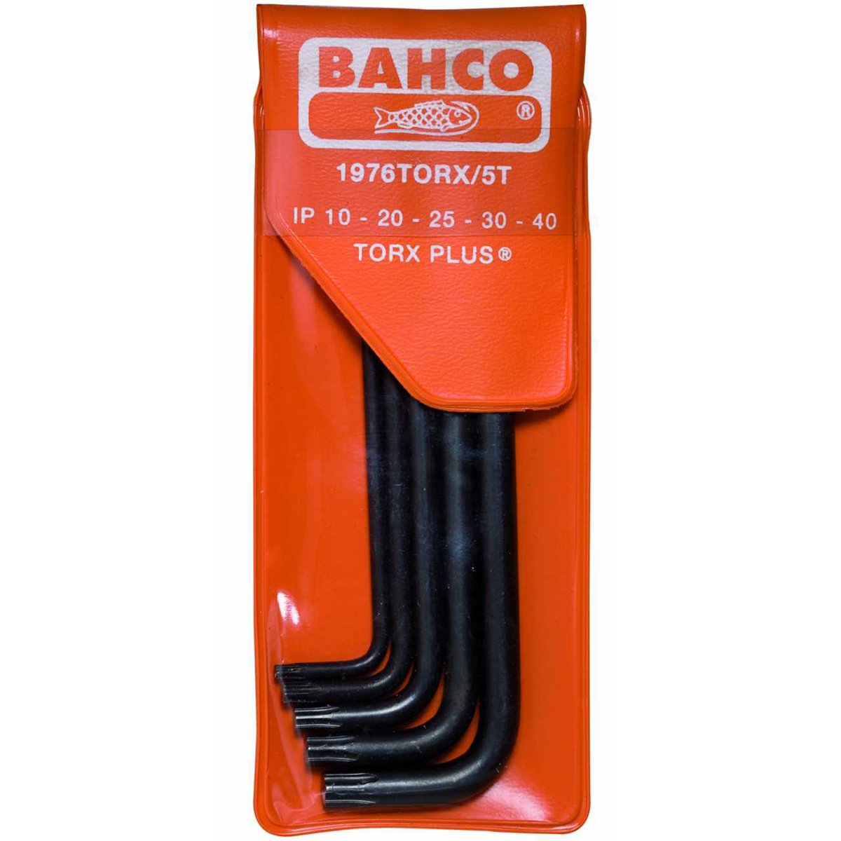 Bahco 1976TORX/5T "Torx Plus" Hexagon Offset Screwdriver Set, Black, Set of 5 Piece