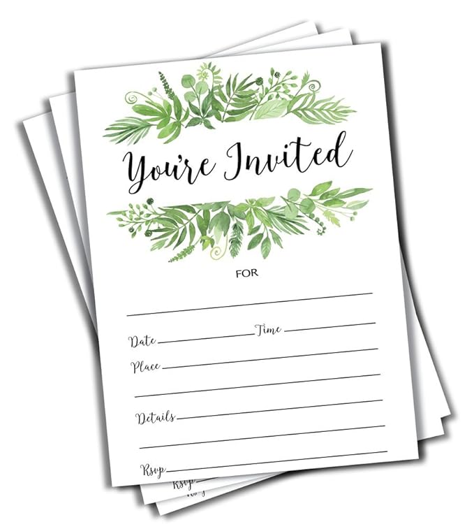 50 count baby shower invitations