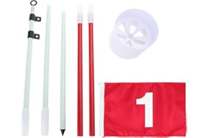 Portable Golf Flagstick Golf Hole Cup Nylon Golf Flags Golf Green Flag and Hole Cup