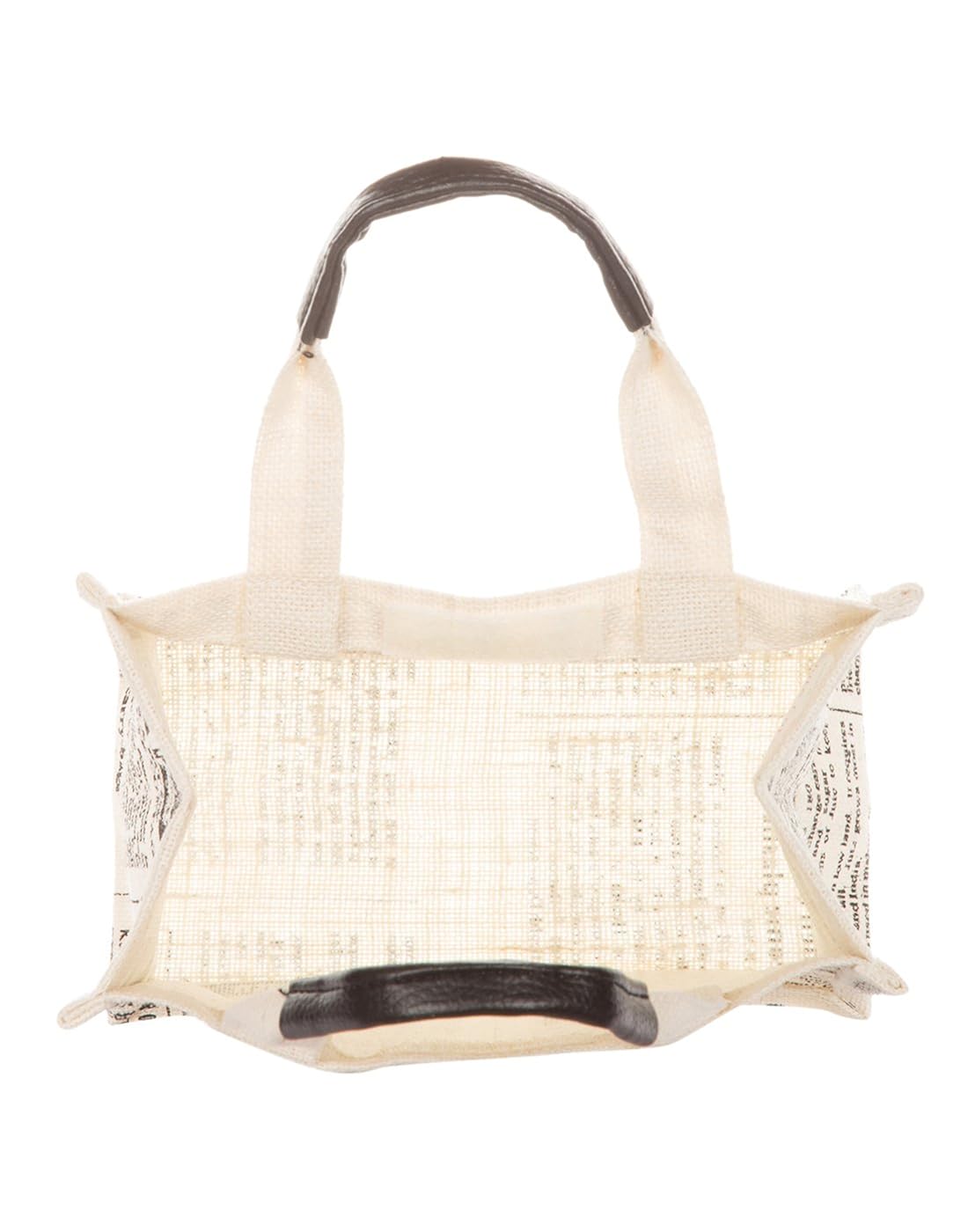 jute cottage women's tote bag (white) (ox1010)