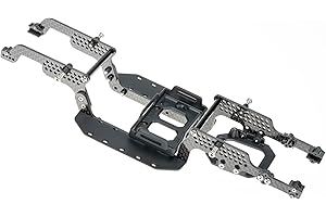 RampCrab LCG Carbon Fiber Universal Chassis Frame Kit for 1/18 RC Crawler TRX4M Upgrade