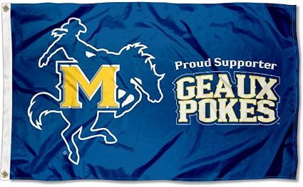Amazon Com Mcneese State Cowboys Geaux Pokes College Flag