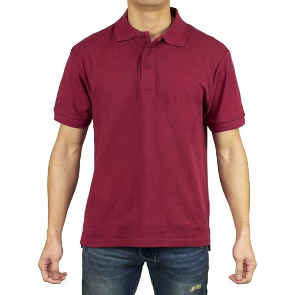 Amazon.com: Men's Performance Dri-Tech Polo, Black, Small