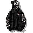 Niepce Inc Streetwear Men's Dragon Embroidered Heavyweight Graphic Hoodies