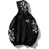 Niepce Inc Streetwear Men's Dragon Embroidered Heavyweight Graphic Hoodies