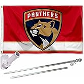 Florida Panthers Flag Pole and Bracket Set