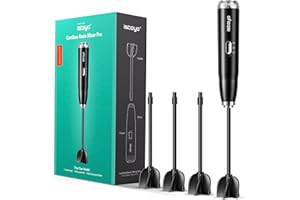 ISTOYO Premium Resin Mixer, Handheld Battery Epoxy Mixer for Saving Your Wrist, Epoxy Resin Mixer Pro, Resin Stirrer for Resin, Resin Molds, Silicone Molds Mixing, DIY Crafts (Included 4 pcs Paddles)