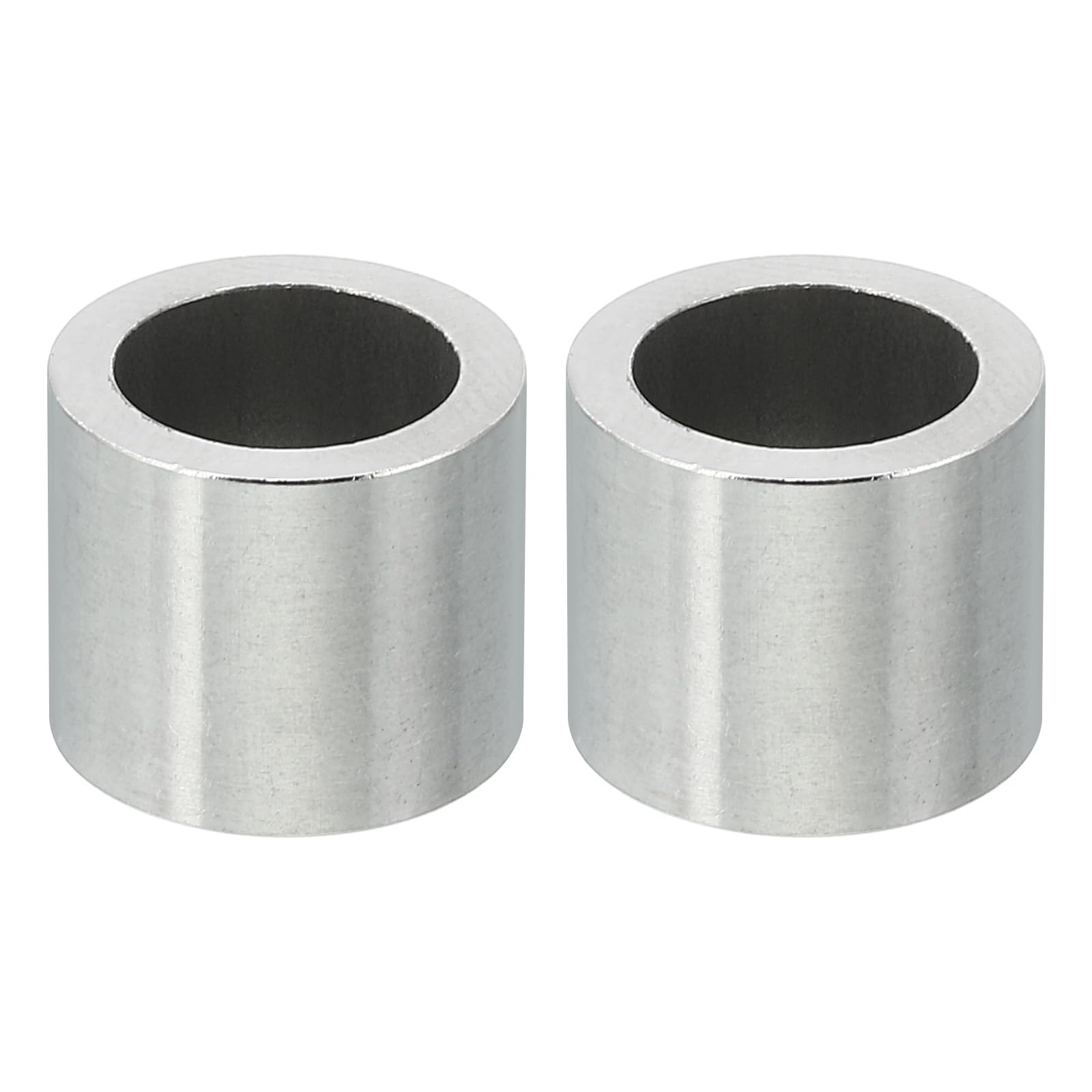 PATIKIL M10 Stainless Steel Spacers, 2 Pcs Metal Spacer Stainless Steel 10.2mm ID x 14mm OD x 12mm L Spacer Screw Standoff Round for 3/8" M10 Screw Bolts