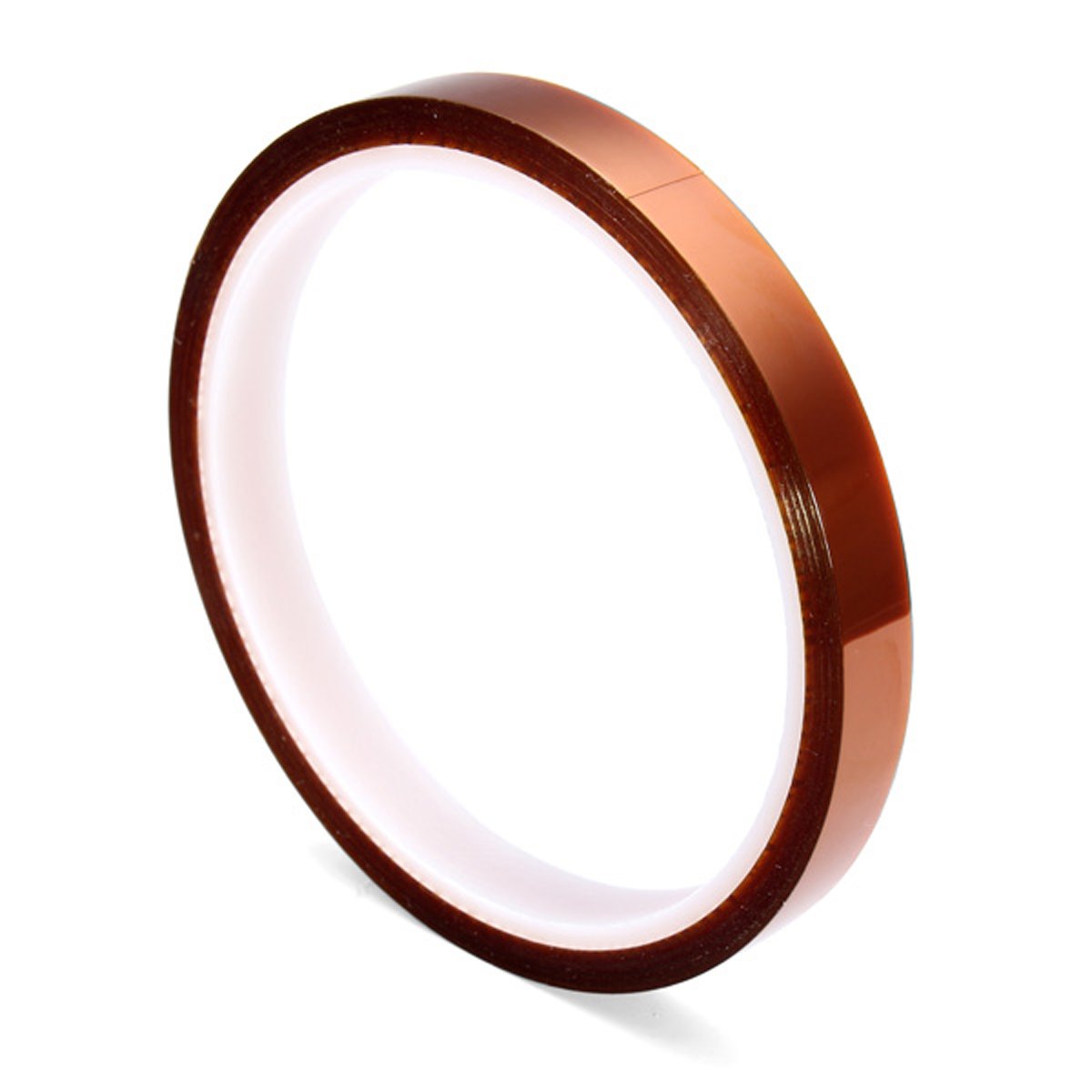 Youmile 5 Size 5mm 10mm 20mm 30mm 50mm 30m/100ft BGA High Temperature Film Heat Resistant Polyimide Kapton Tape Gold Resisting Sticky
