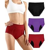 Jade Butterfly Leakproof Underwear for Women, Washable Incontinence Panties for Bladder Control & Period Protection Menstrual