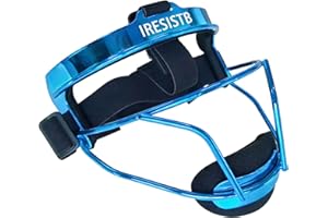 Softball Face mask Maximum Protective Softball Fielder's Mask(Plating Blue)