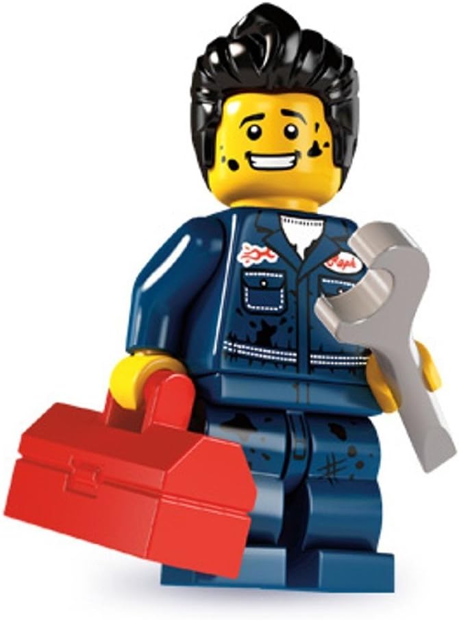 LEGO Collectable Minifigures Mechanic Minifigure (Series 6) Amazon.co