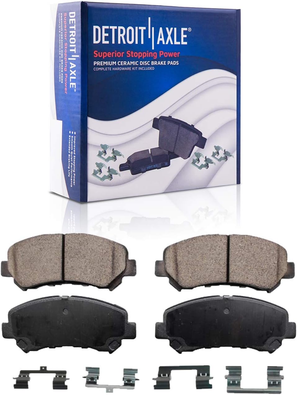 Detroit Axle Brake Kit Replacement For 09 14 16 17 Nissan Maxima Front And Rear Rotor Ceramic Brake Pad Drilled And Slotted Performance Automotive Amazon Com