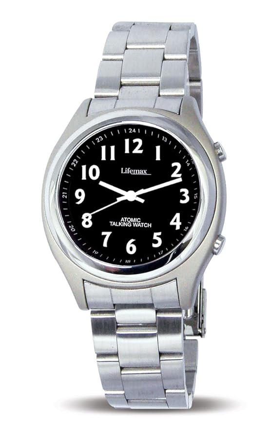 SALE RNIB Talking Atomic Watch Metallic Bracelet with clasp