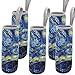 MyLifeUNIT Neoprene Water Bottle Sleeve for 18 oz Glass Water Bottle(Pack of 5) (The Starry Night)