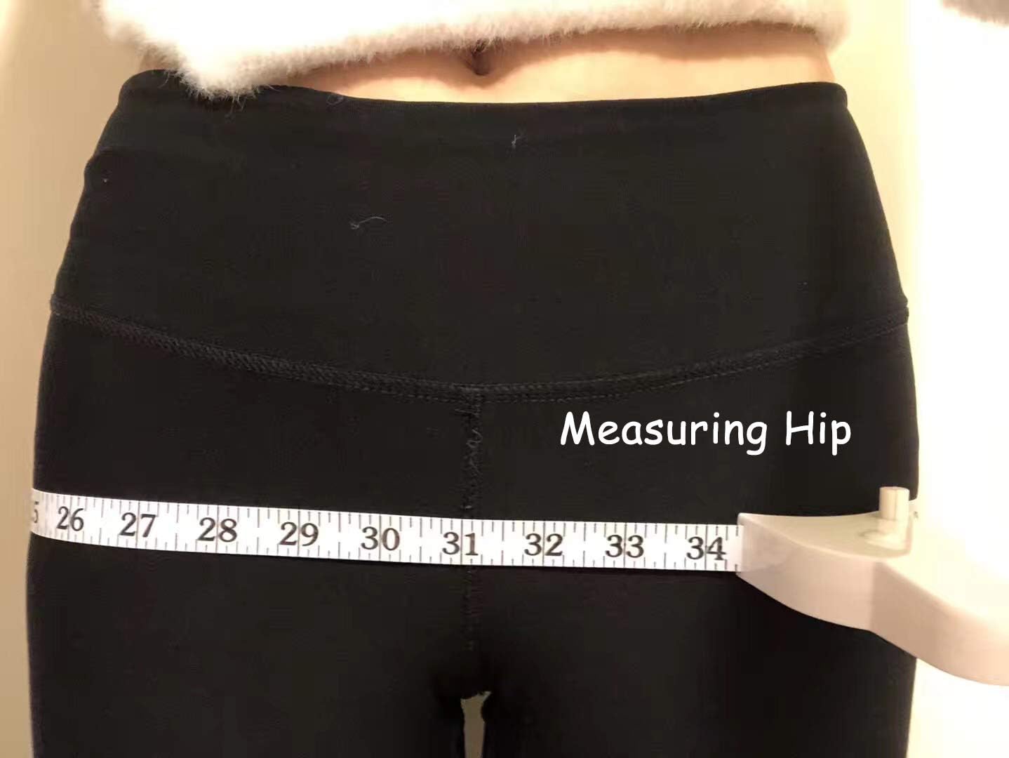 WIN TAPE 80'' 205cm Waist Body Tape Measure with Push Button, Measuring Waist and Arms (White): Health & Personal Care