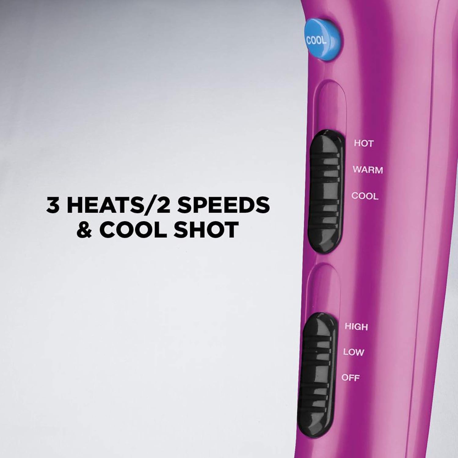 Conair 1875 Watt Cord-Keeper Hair Dryer; Pink: Beauty