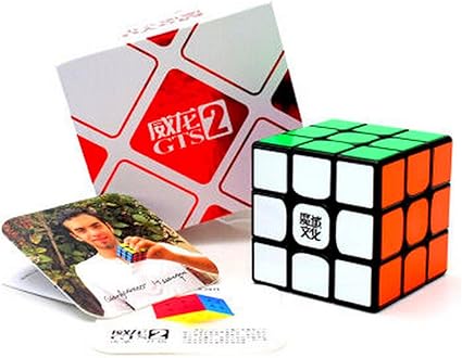 Amazon Com Cuberspeed Moyu Weilong Gts2 Black 3x3 Magic Cube Moyu