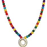 Christmas Cute Personalized Bubble Letter A-Z Pendant Necklace Birthday Gifts for Her, Stocking Stuffers Gifts for Grandkids, Women Teen Girl Gifts Trendy Stuff