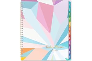 ARTFAN 2025-2026 Teacher Planner - Teacher Planner 2025-2026, July 2025 - June 2026, 9" x 11", Weekly & Monthly Lesson Plan Book for Teachers with Colorful Tabs - Blue-purple