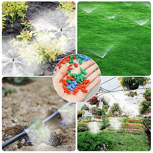 150Pcs Drip Irrigation Emitters, Micro Sprinkler Heads Misting Sprinkler Refraction Micro Sprayer photo 12