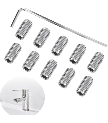 155023 Compatible Set Screws for Moen Kitchen Faucet Parts, 5 Pack