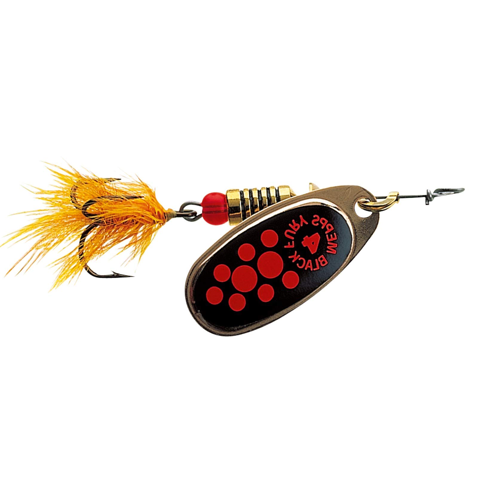 Spinner - Mepps Black Fury mit fly copper Size: 1-3,50g
