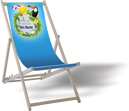 Place Au Soleil Transat Inkl Conception De Soleil Balcon Terrasse Chaise Longue Relax En Bois Amazon Fr Jardin