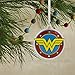 Hallmark Christmas Ornament DC Comics Wonder Woman Shield Blown Glass