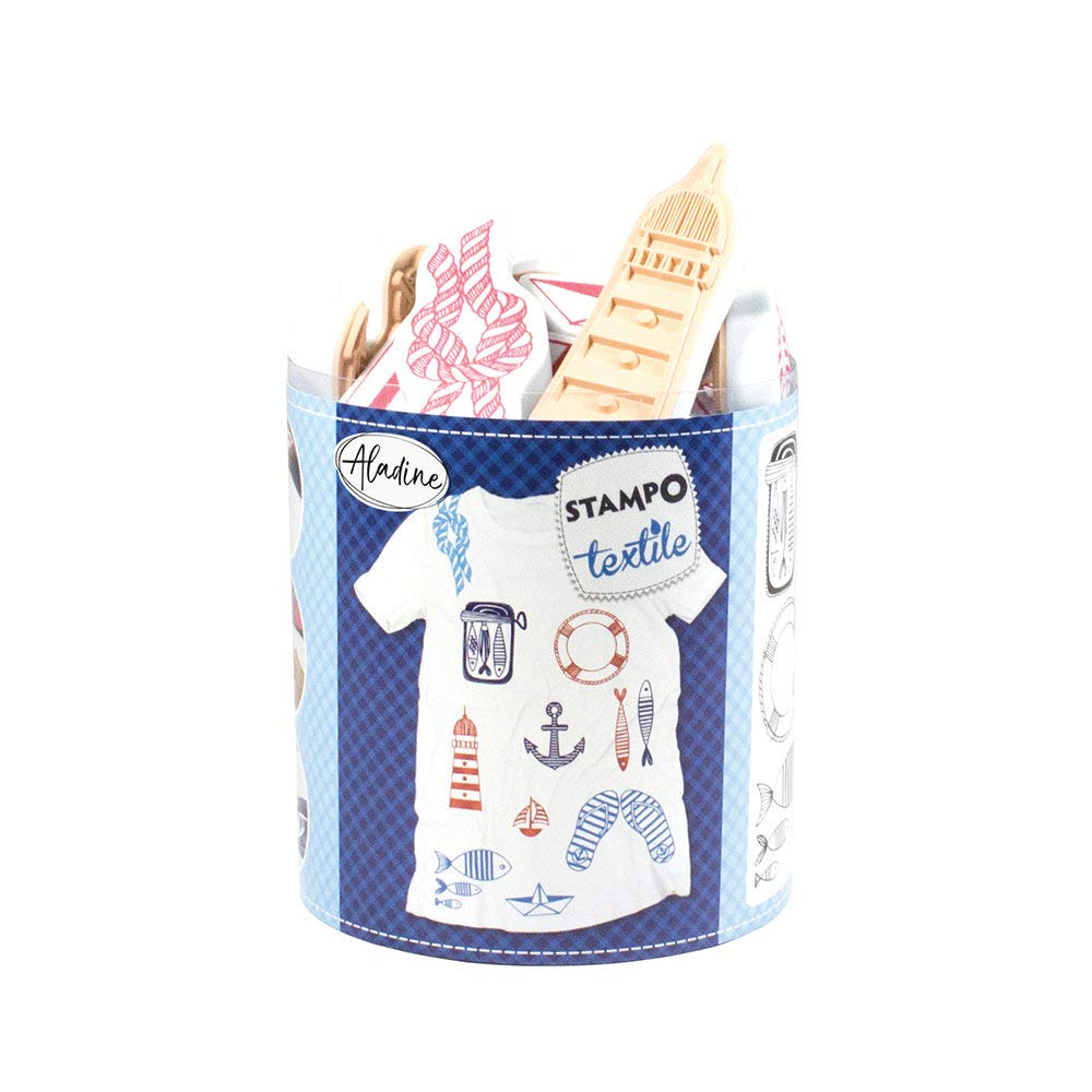 Aladine 5262 Stamp Set, Blue, one Size