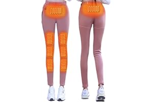 DLLDLGG Heated Pants for Women Heated Thermal Underwear 8 Zone Intelligent Heated Cold Winter Thermal Underwear for Skiing