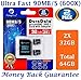 2-Pack 32GB Micro SD SDHC Memory Card Plus Adapter (Class 10 UHS-I U1 MicroSD HC Extreme Pro) 32 GB Ultra High Speed 90MB/s 600X Read UHS-1 MicroSDHC Flash. Amplim Cell Phone Tablet Camera 32G TF
