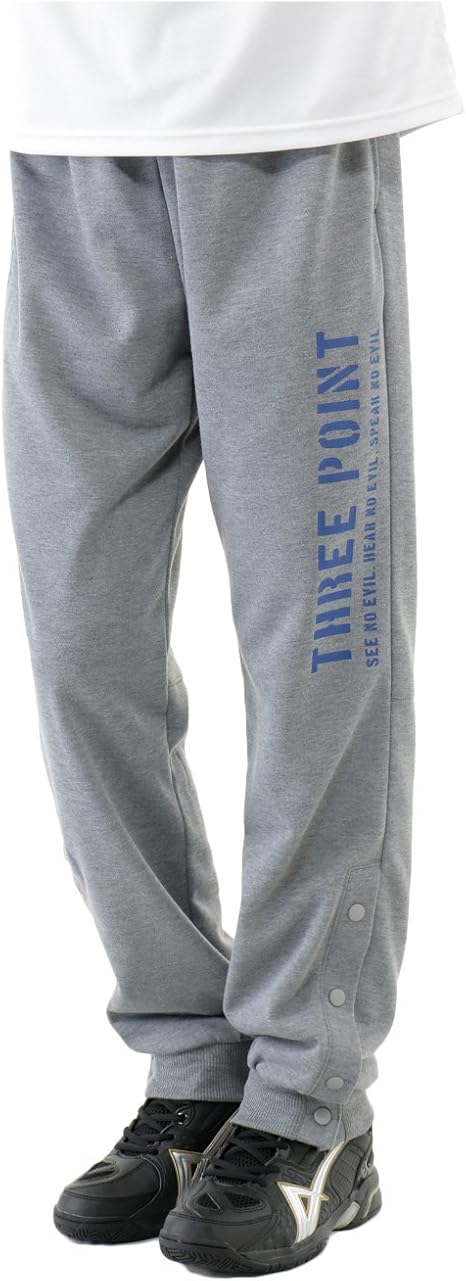 Amazon スリーポイント バスケットボール スウェットパンツ 裾ボタン Tpg03 ｌ ｇｙ メンズ 通販