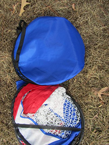 Metal Rimmed Portable Soccer Goal - Pop-Up/Collapsible/Folding (4 Ft.) with Net for Indoor/Backyard use Children both Toddlers /Youth- RiverView Enterprise