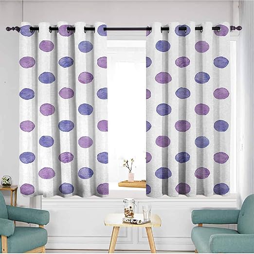 Amazon Com Purple Decorative Curtains For Living Room Watercolor